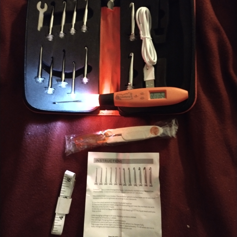 Counting Crochet Hooks Set